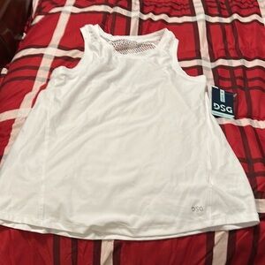 Women’s white brand new tank top with  tags.